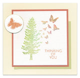 Butterfly & Bird Tree A5 Square & A6 Stamp Duo