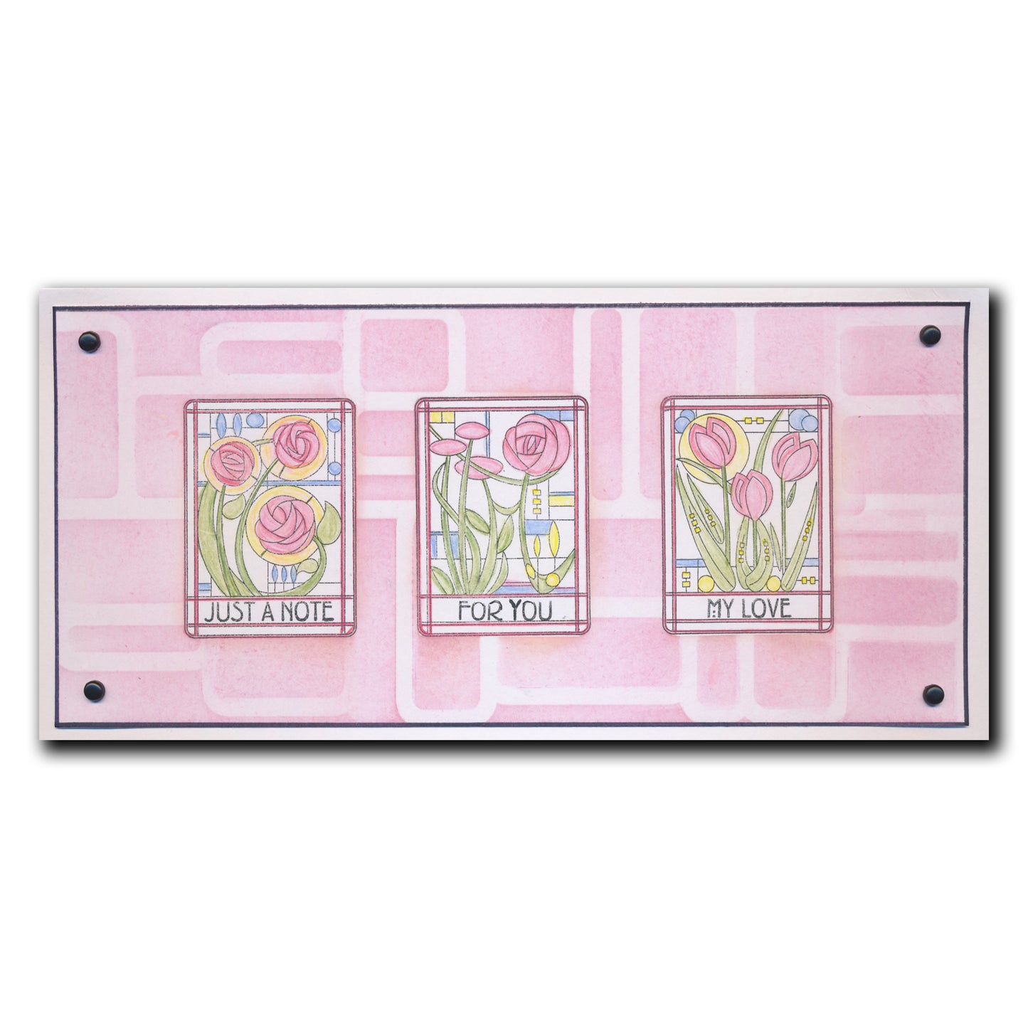 Bijou Art Nouveau Collection A4 Stamp Set