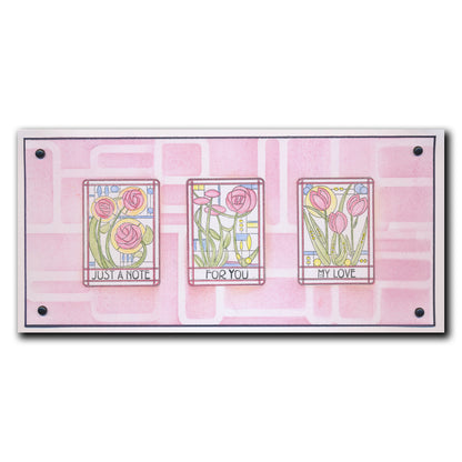 Bijou Art Nouveau Collection A4 Stamp Set