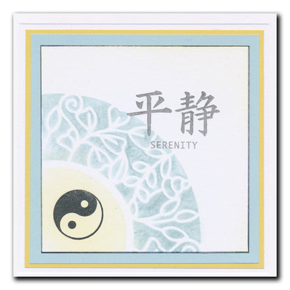 Barbara's SHAC Circular Decorative Frames - Roses, Snowdrops & Leaves 7" x 7" Stencil Trio