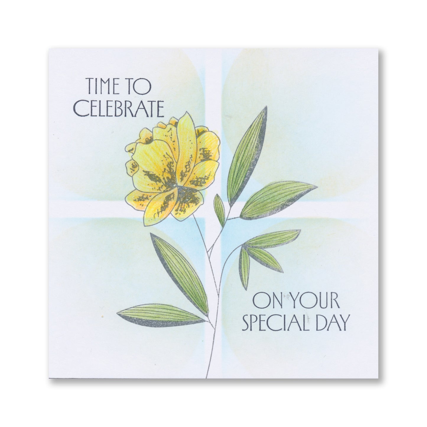 Art Deco Sentiments A5 Stamp Set