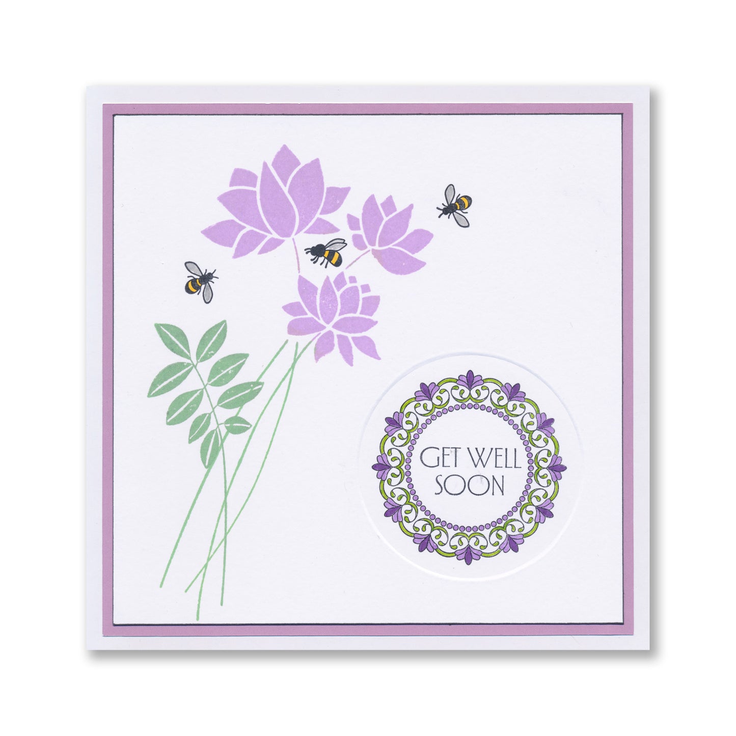 Art Deco Sentiments A5 Stamp Set