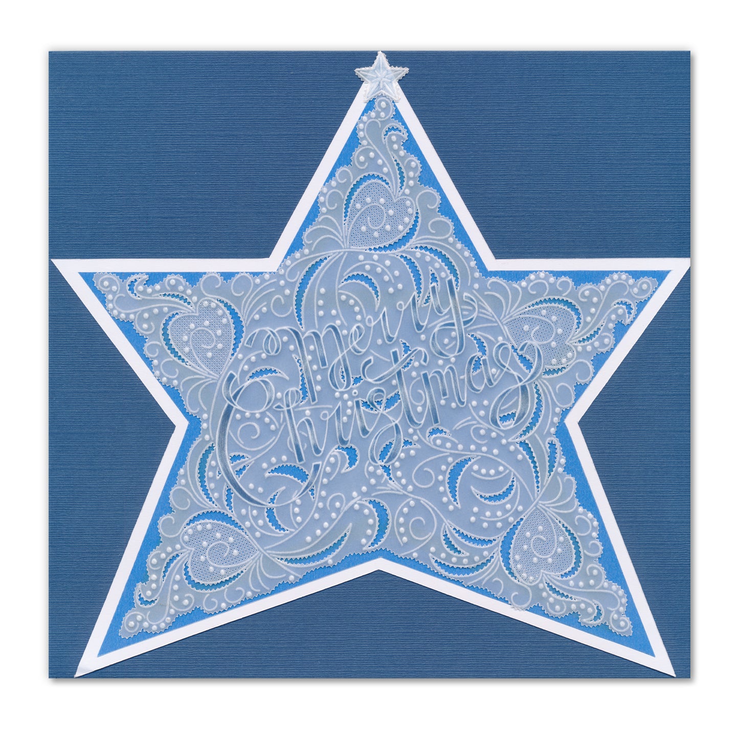 Christmas Tree Swirl A5 Square Groovi Plate