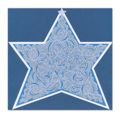 Christmas Tree Swirl A5 Square Groovi Plate