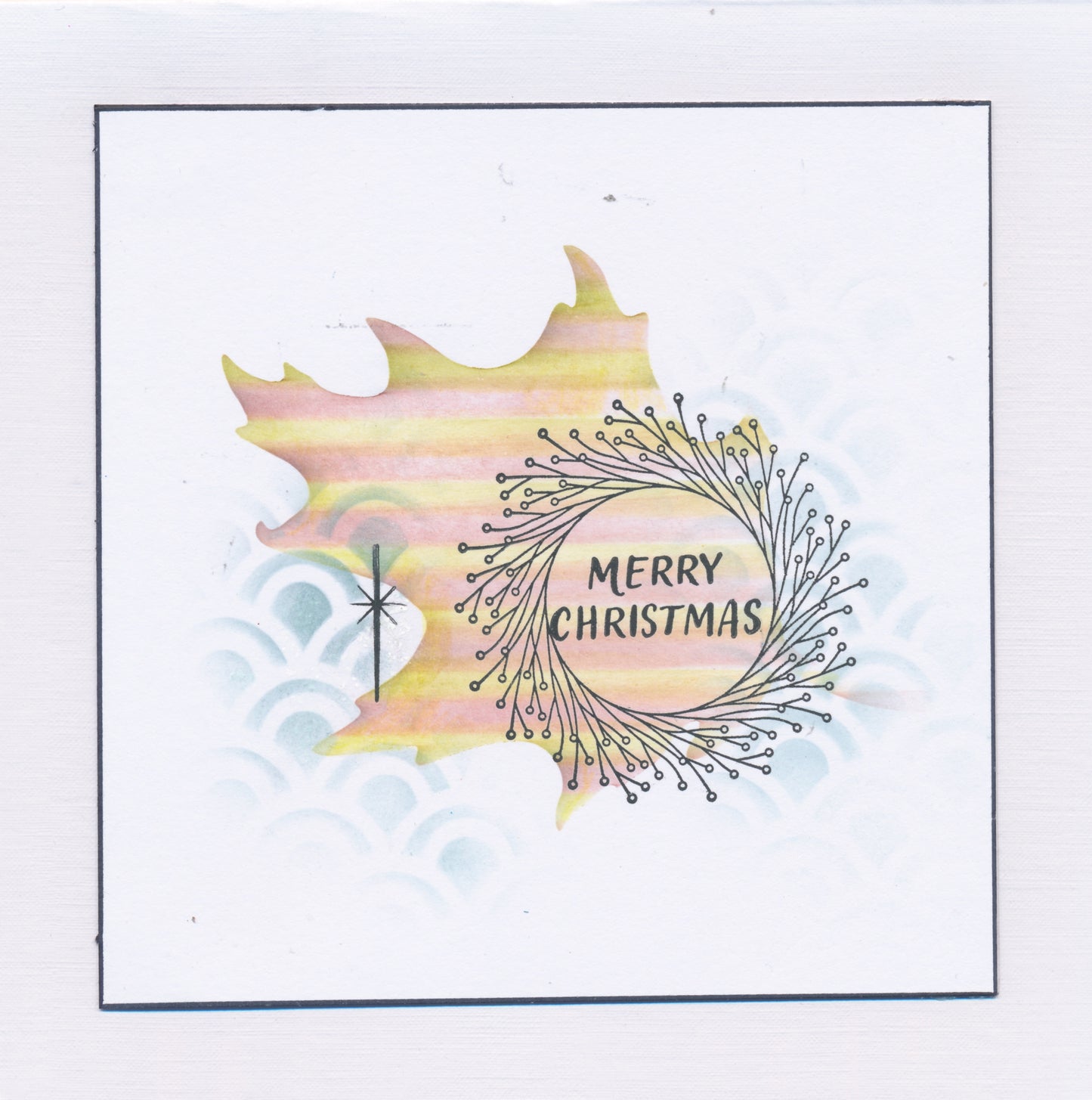 KISS by Clarity - Christmas Wreaths A5 Square Stamp Set