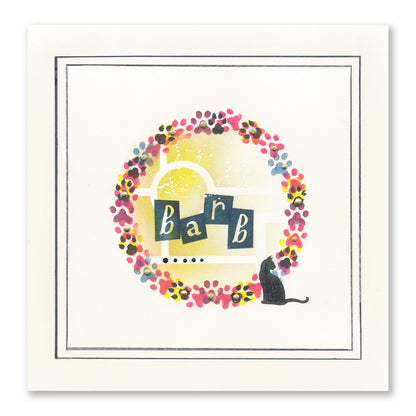 Cats & Dogs Silhouette Miniatures A6 Stamp Set