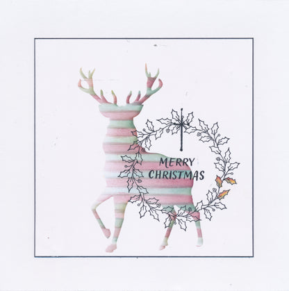 KISS by Clarity - Christmas Wreaths A5 Square Stamp Set