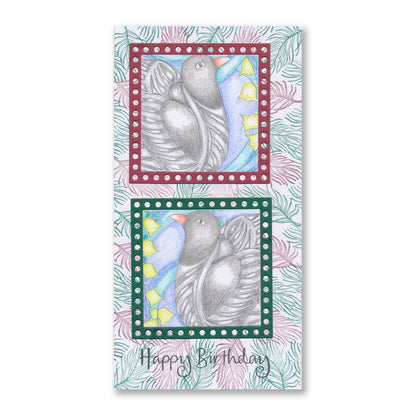 Colouring Postcards - Feathered Friends Collection Set 3