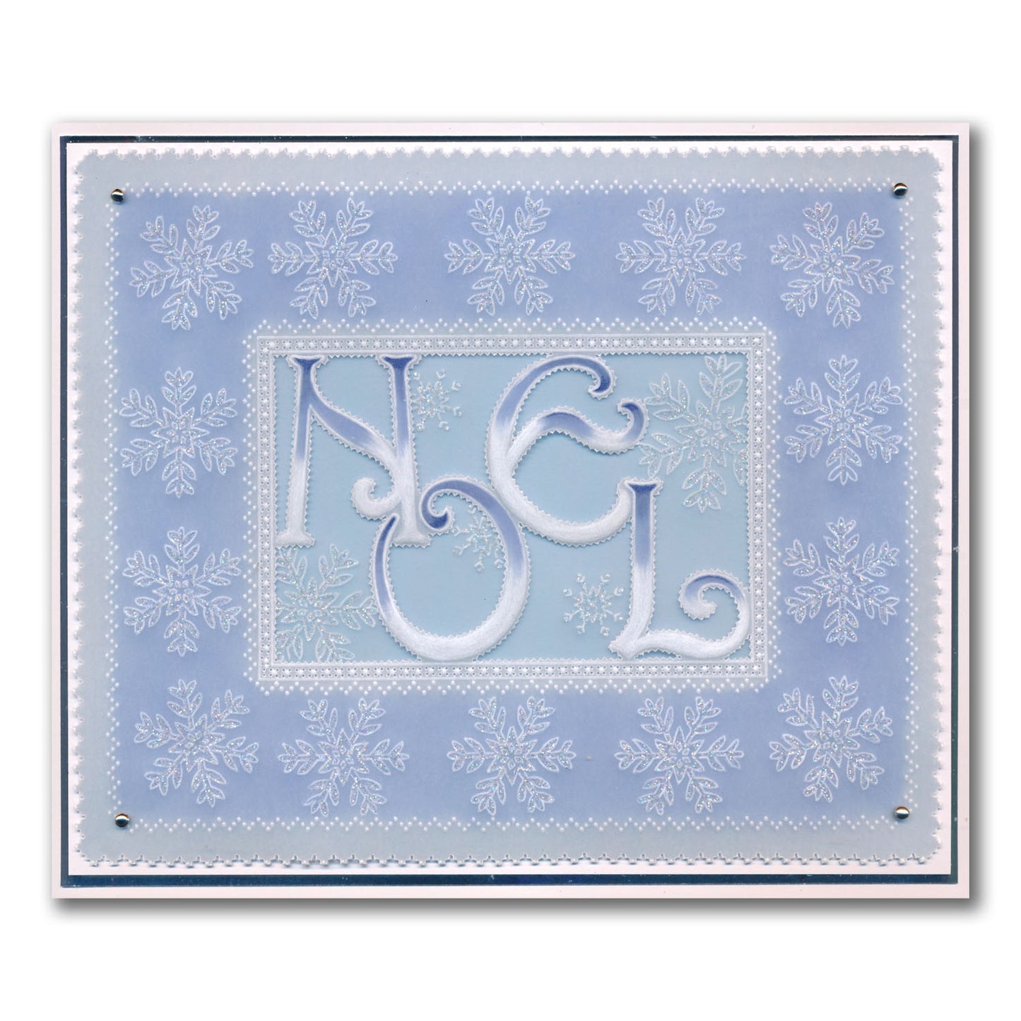 Linda's A Touch of Christmas A5 Square Groovi Plate Collection with FREE A5 Parchment Worth £10.49
