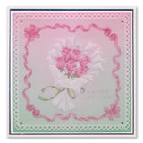 Linda's Rose Bouquet A5 Square Groovi Plate
