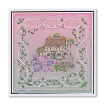 Linda's Farm in the Valley Layering Frame A4 Square Groovi Plate