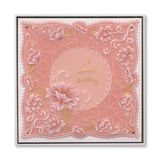 Linda's Richelieu Lace A5 Square Groovi Plate Collection