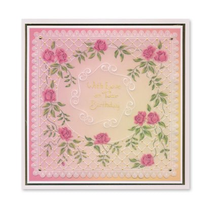 Jayne's Floral Sampler A4 Groovi Plate