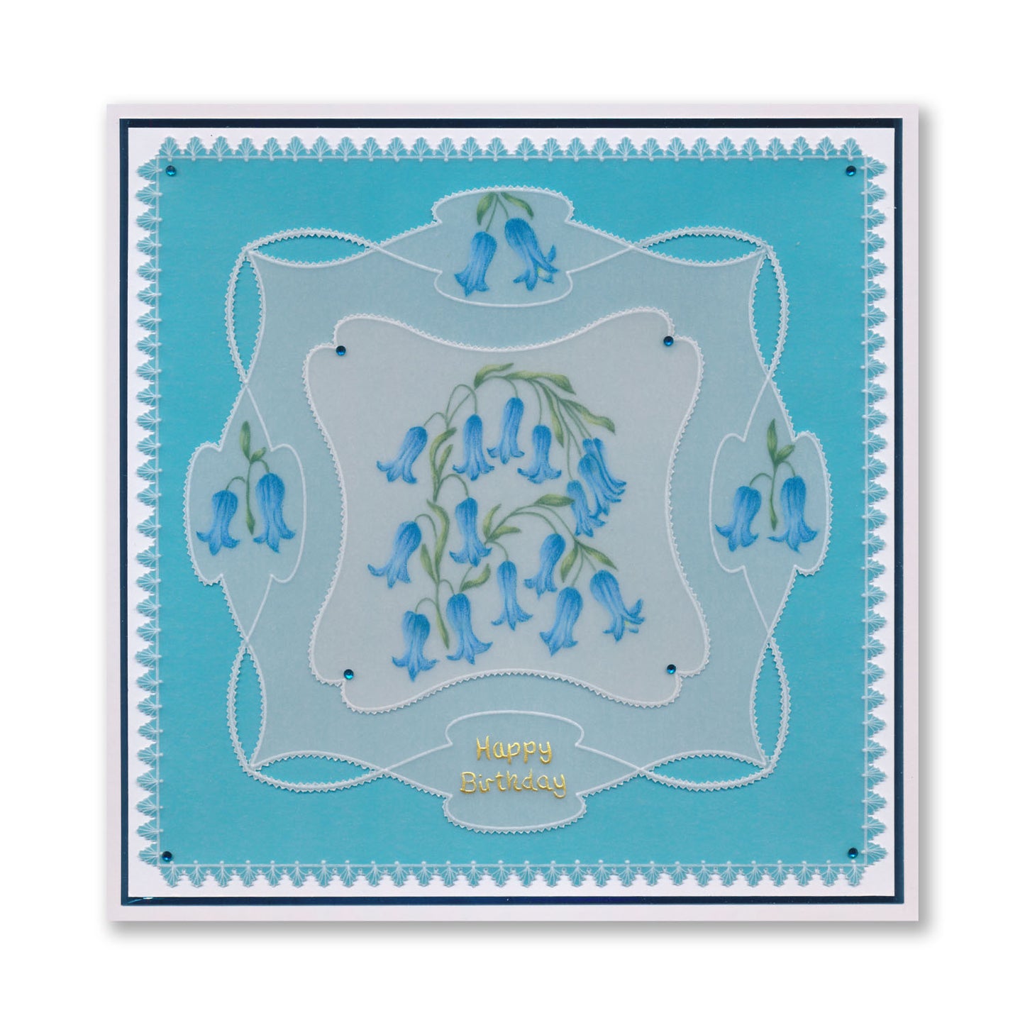 Flowers & Frames A6 Square Groovi Plate Collection