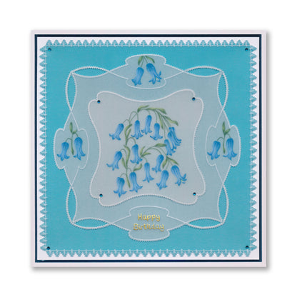 Flowers & Frames A6 Square Groovi Plate Collection