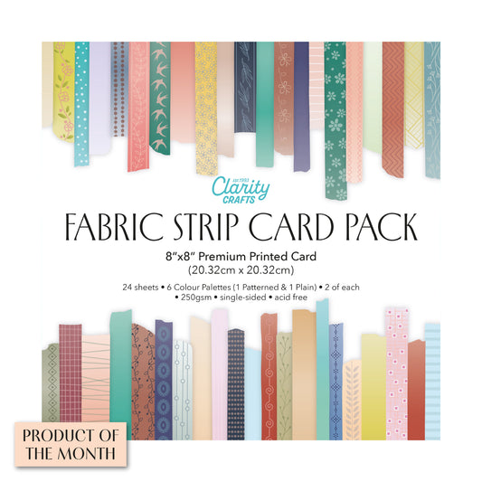 Fabric Strip Card Pack 8" x 8"