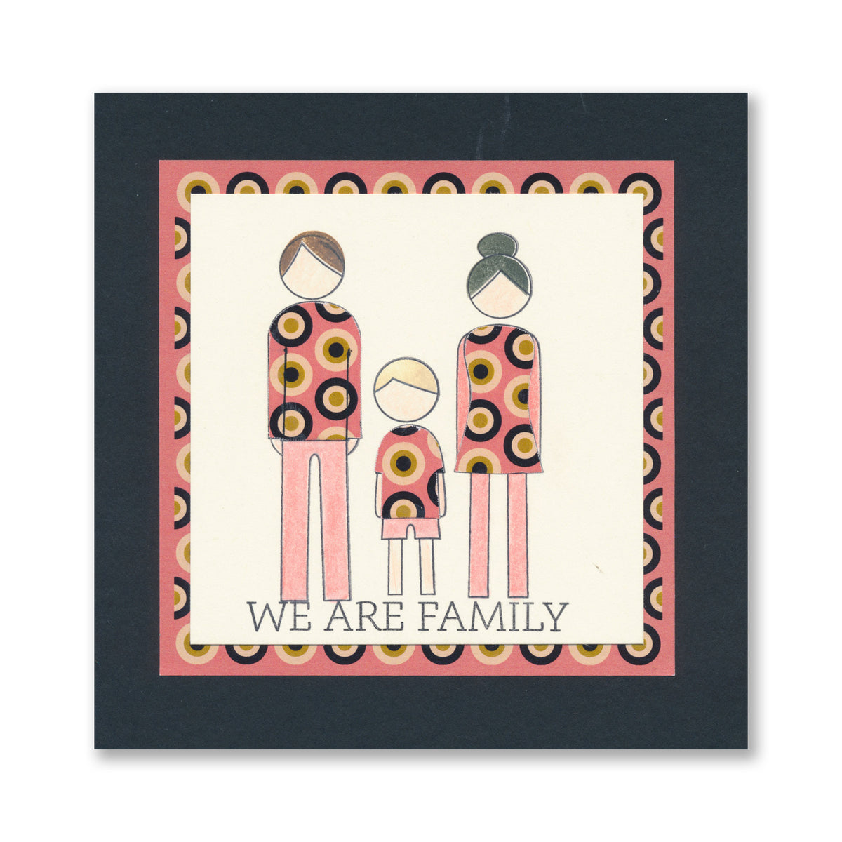 SHAC Retro Family A4 Stamp & Mask Set