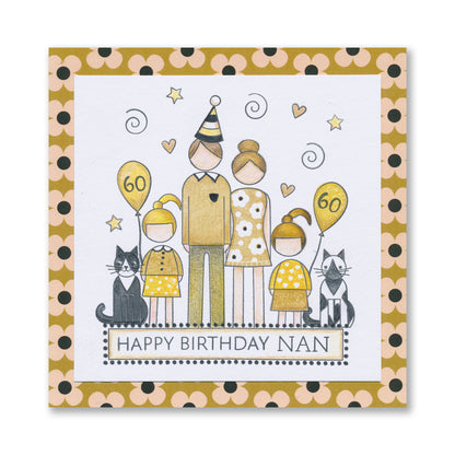 SHAC Retro Family Stamp, Mask & Collage Paper Complete Collection