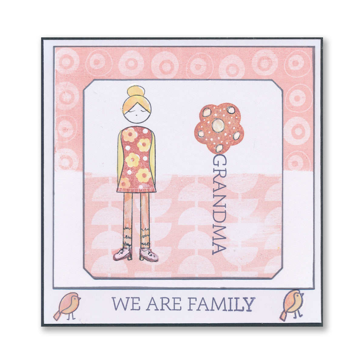 SHAC Retro Family Stamp, Mask & Collage Paper Complete Collection