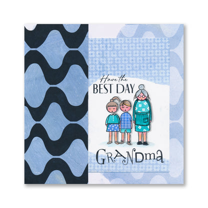 SHAC Retro Family Stamp, Mask & Collage Paper Complete Collection