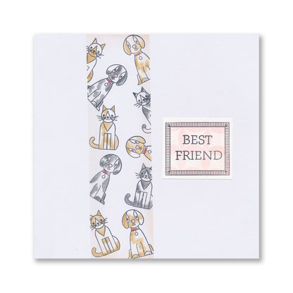 SHAC Retro Family Stamp, Mask & Collage Paper Complete Collection