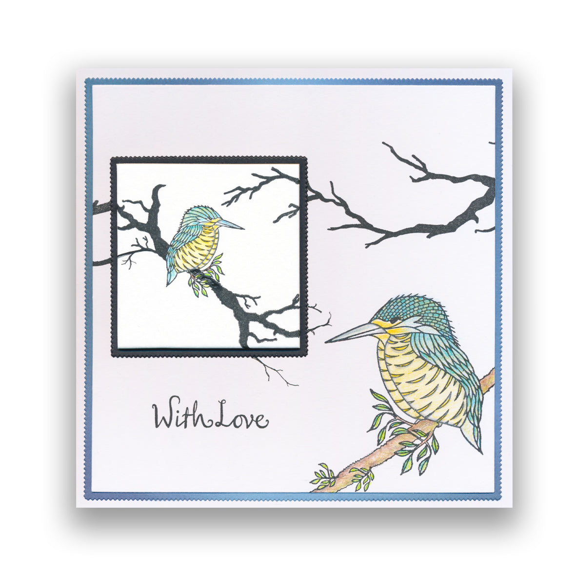 Feathered Friends A5, A5 Square & A6 Stamp & Mask Collection