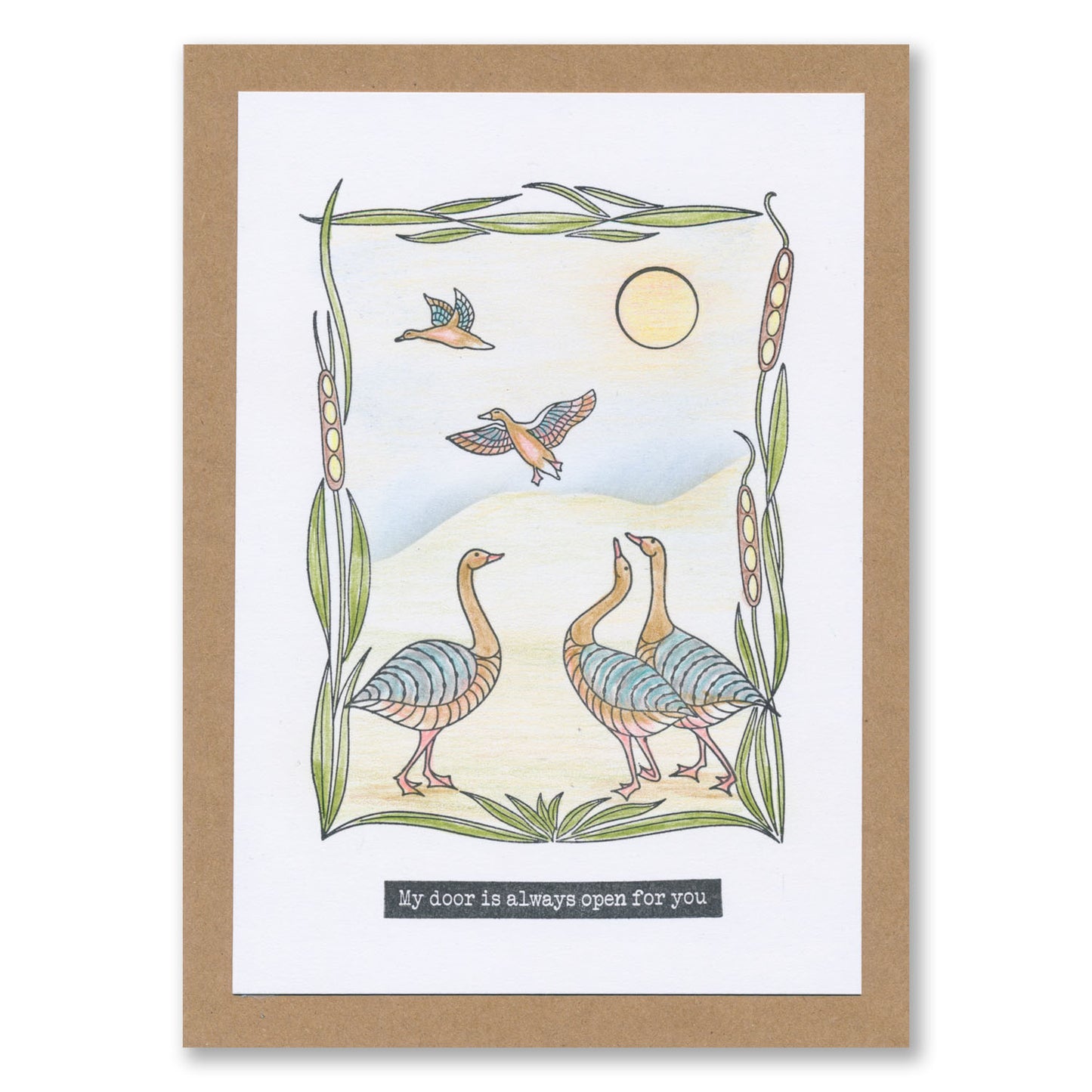 Feathered Friends Miniatures A5 Stamp & Mask Set