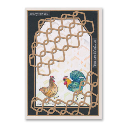 Feathered Friends Miniatures A5 Stamp & Mask Set