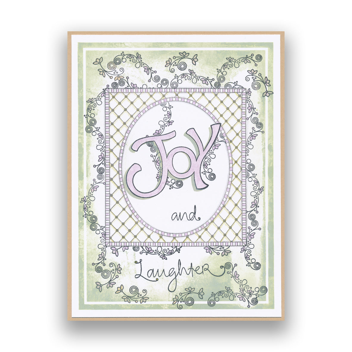 Joy - Feel Good Words - Two Way Overlay A6 Stamp & Mask Set