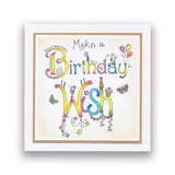 Wish - Feel Good Words - Two Way Overlay A6 Stamp & Mask Set