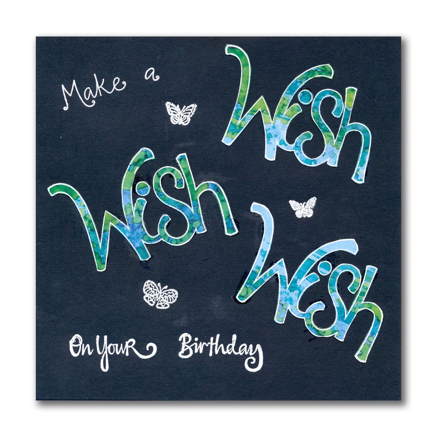 Wish - Feel Good Words - Two Way Overlay A6 Stamp & Mask Set