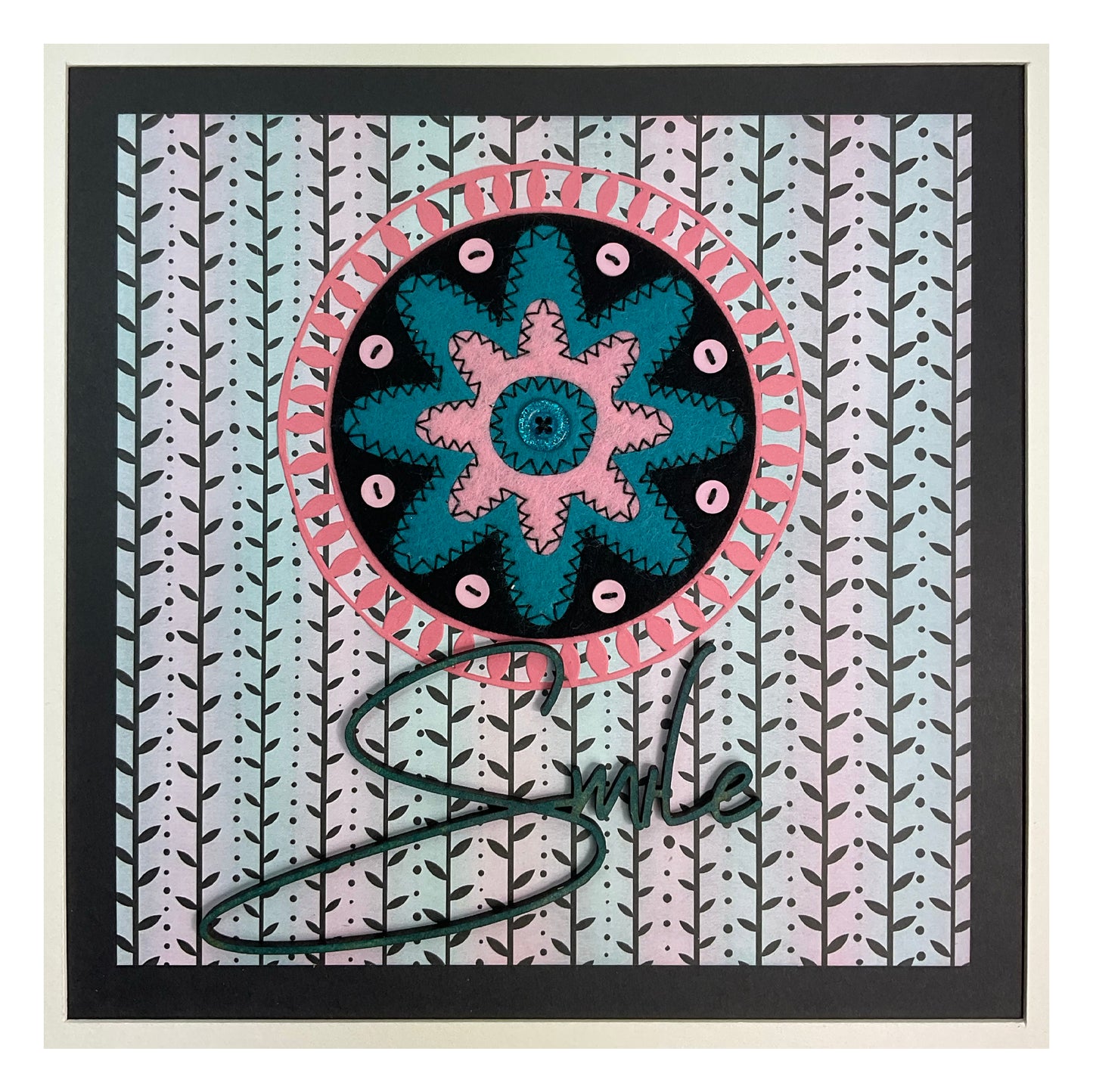 Nested Funky Flower 1 Felt Die Set