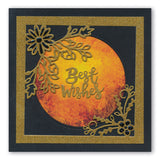 Love and Best Wishes Floral Frame Clarity Fresh Cut Die