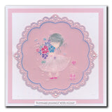 Flower Poppets A6 Square Groovi Plate Collection