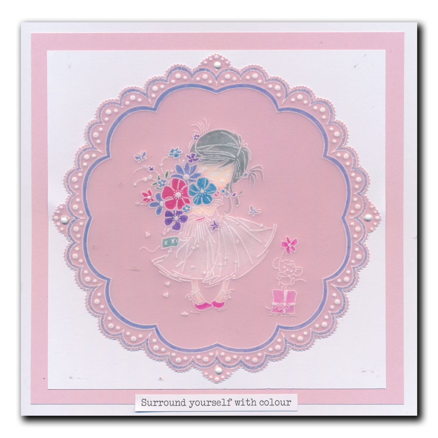 Poppet Universal Circle Framer A5 Square Groovi Plate