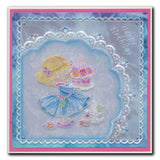 Flower Poppets A6 Square Groovi Plate Collection