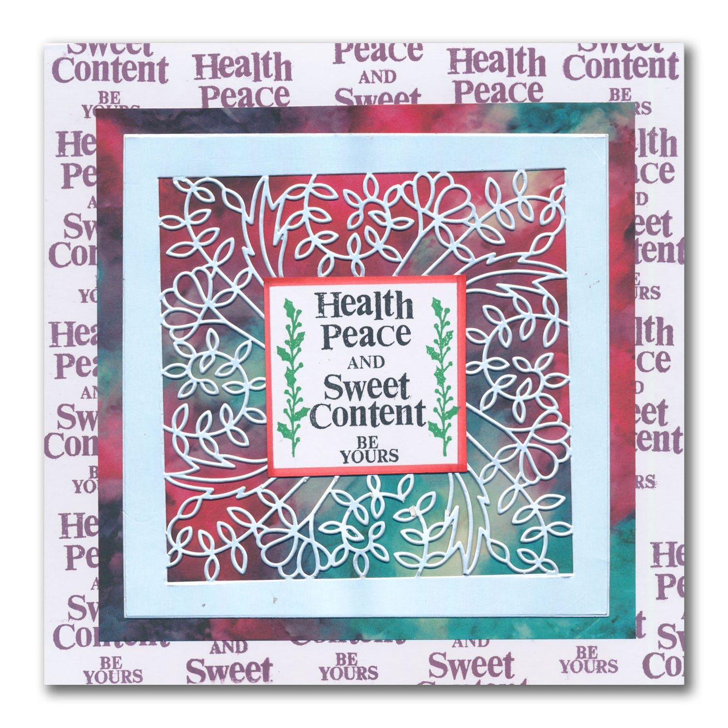 Japanese Love Square Aperture Framer Die Set