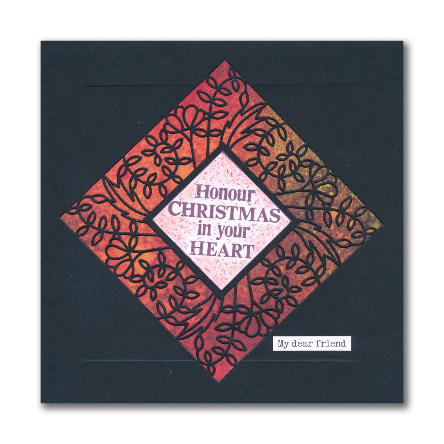 Japanese Love Square Aperture Framer Die Set