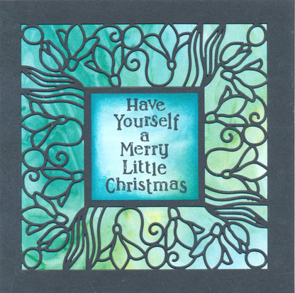 Snowdrops Square Aperture Framer Die Set