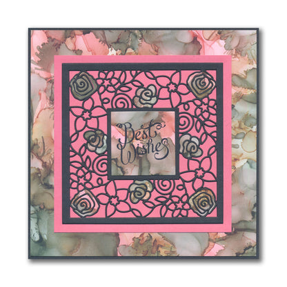 Roses Square Aperture Framer Die Set