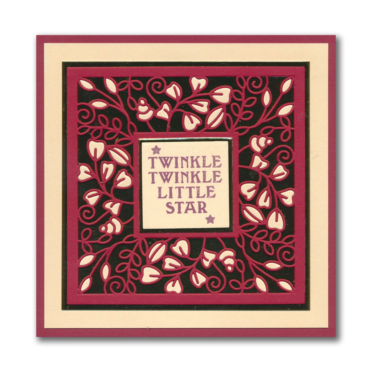 Leaves Square Aperture Framer Die Set