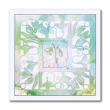 Leaves, Roses & Snowdrops Square Aperture Framer Die Set Trio