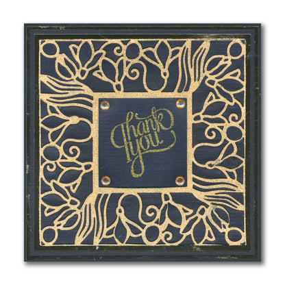 Snowdrops Square Aperture Framer Die Set