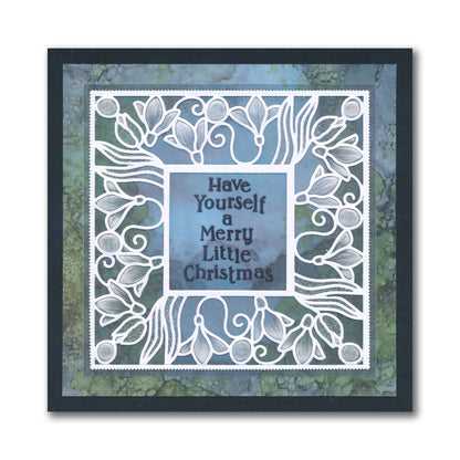 Snowdrops Square Aperture Framer Die Set