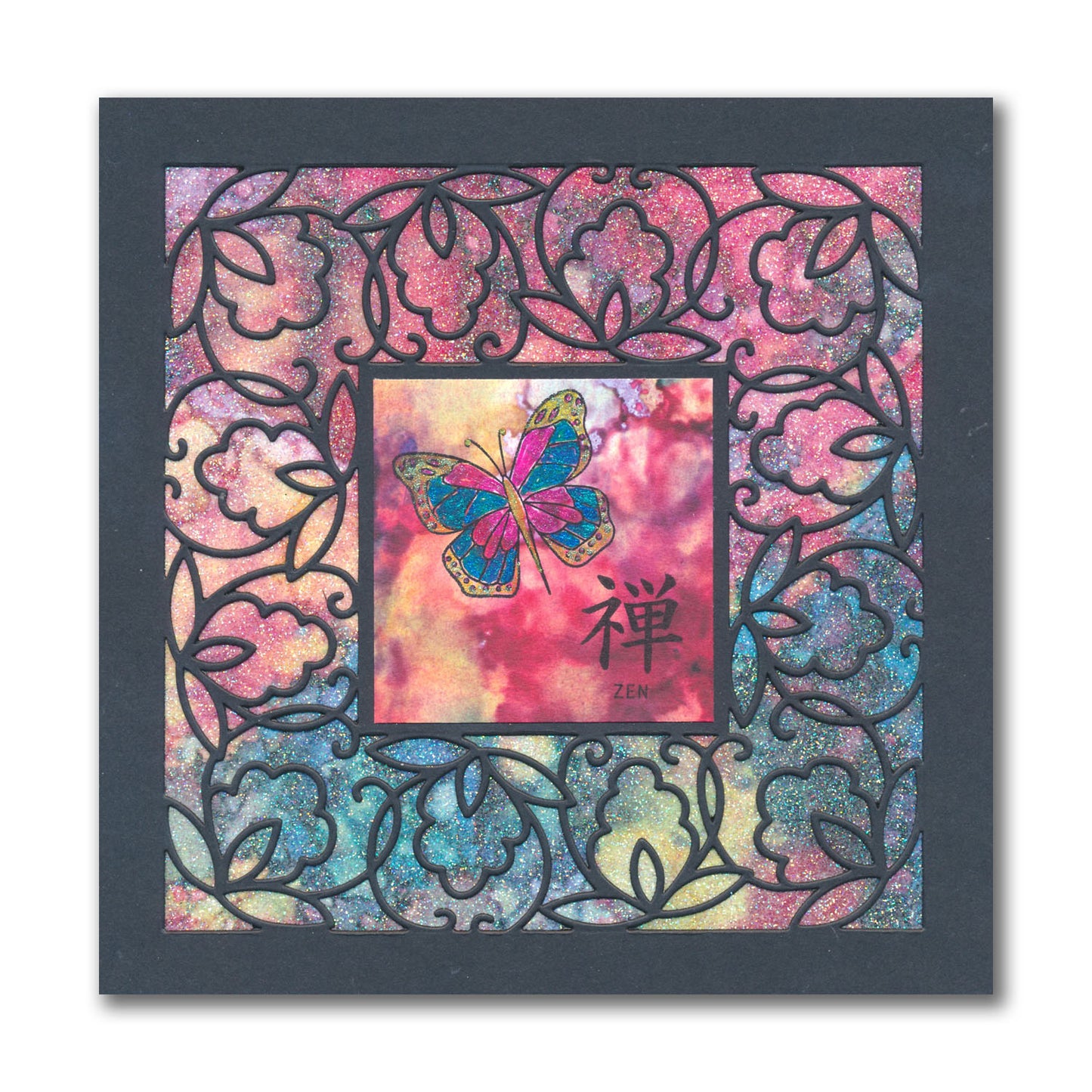 Japanese Beauty Square Aperture Framer Die Set