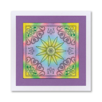 Paper Stitch by Clarity - 02 - Flowers & Hearts Embroidery Card Pack