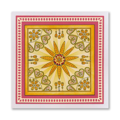 Paper Stitch by Clarity - 02 - Flowers & Hearts Embroidery Card Pack