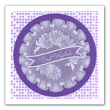 Frilly Circle A5 Square Groovi Plate