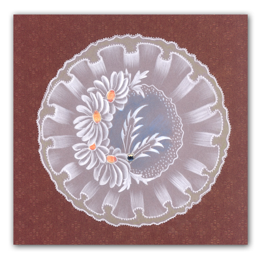 Frilly Circle & Square A5 Square Groovi Plate Collection