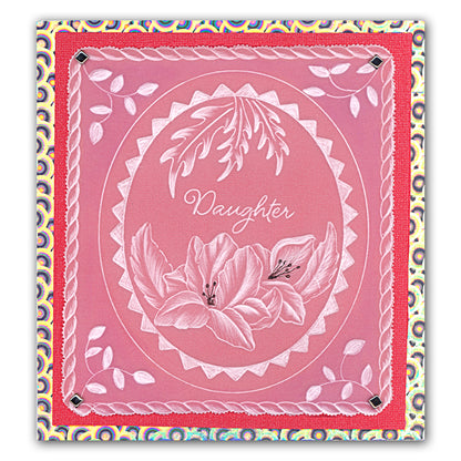 Frilly Circle Friends A5 Square Groovi Plate